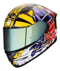 CASCO HAX OBSIDIAN SAMURAI ORO